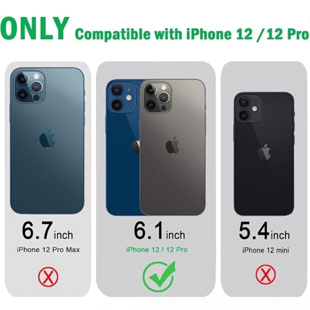 iPhone 12 /iPhone 12pro Airbag case 6.1" Durable Lightweight Shockproof Cover - Picture 3 of 3